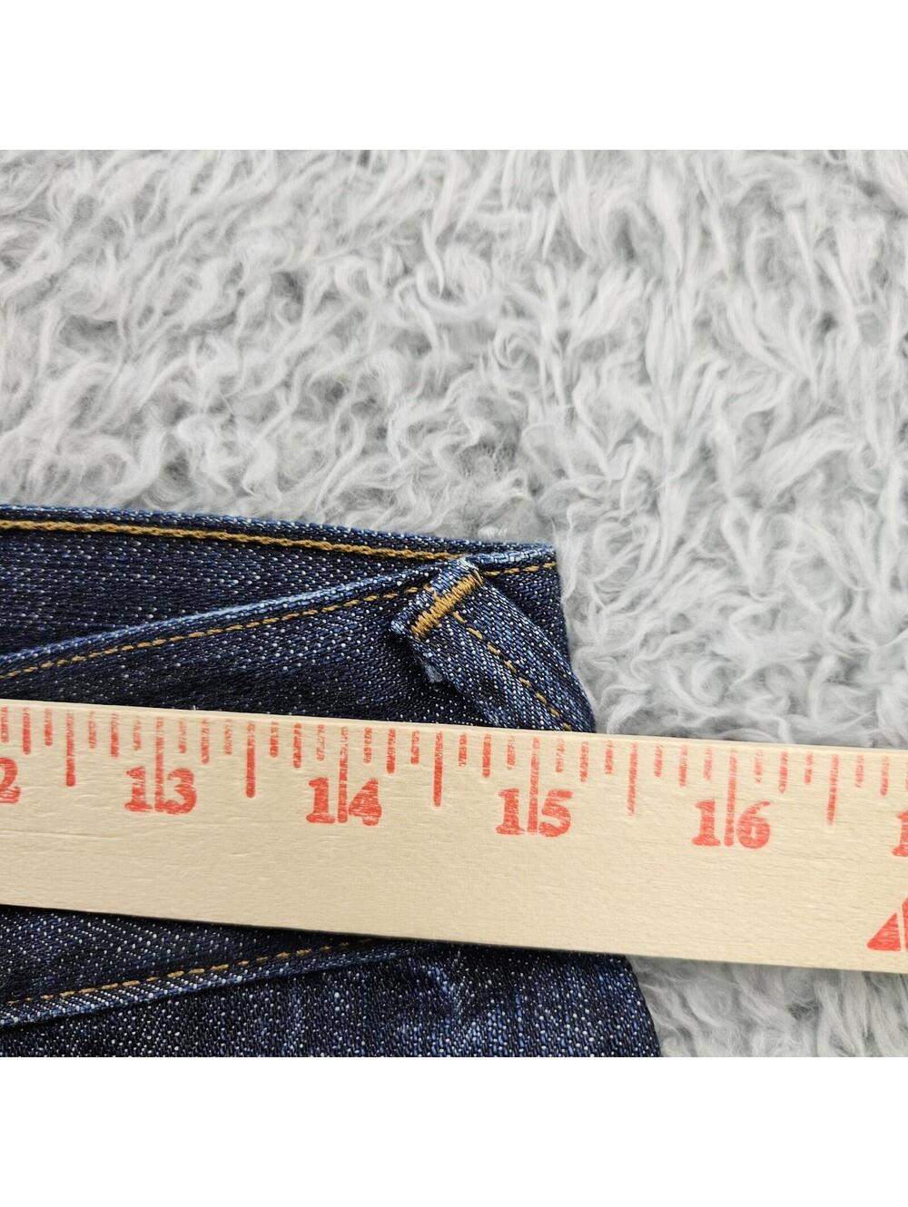 DYLAN GEORGE Selvedge Jeans 5700CS Straight Dark Wash 31 (fits 30x31) USA Made - Picture 6 of 15